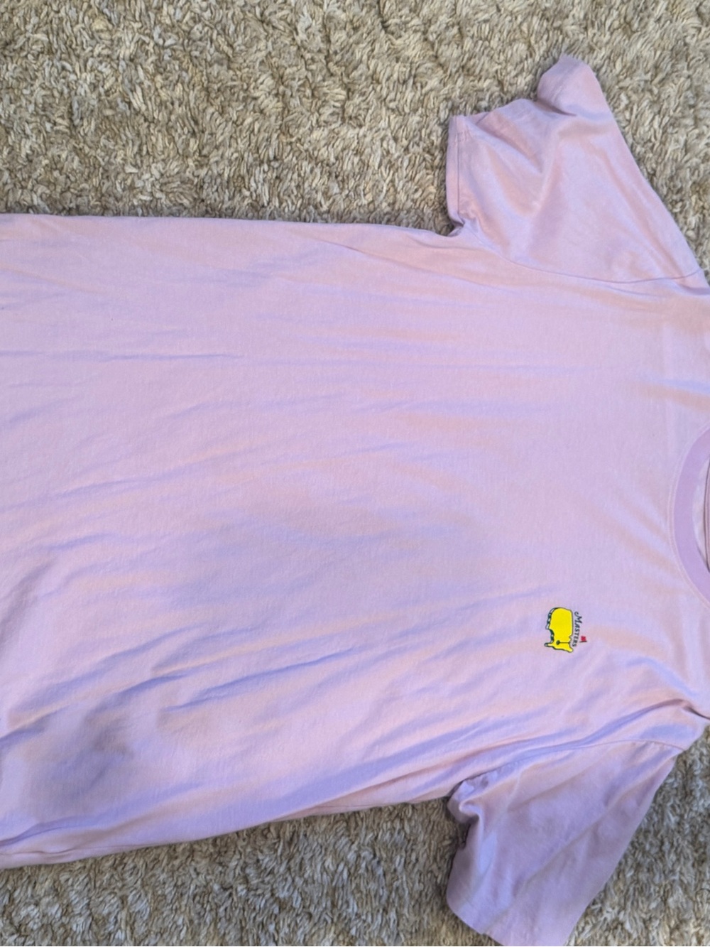 Masters Lavender Men’s Tee with Small Yellow Character
